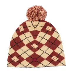 Argyle Face Beanie Hat