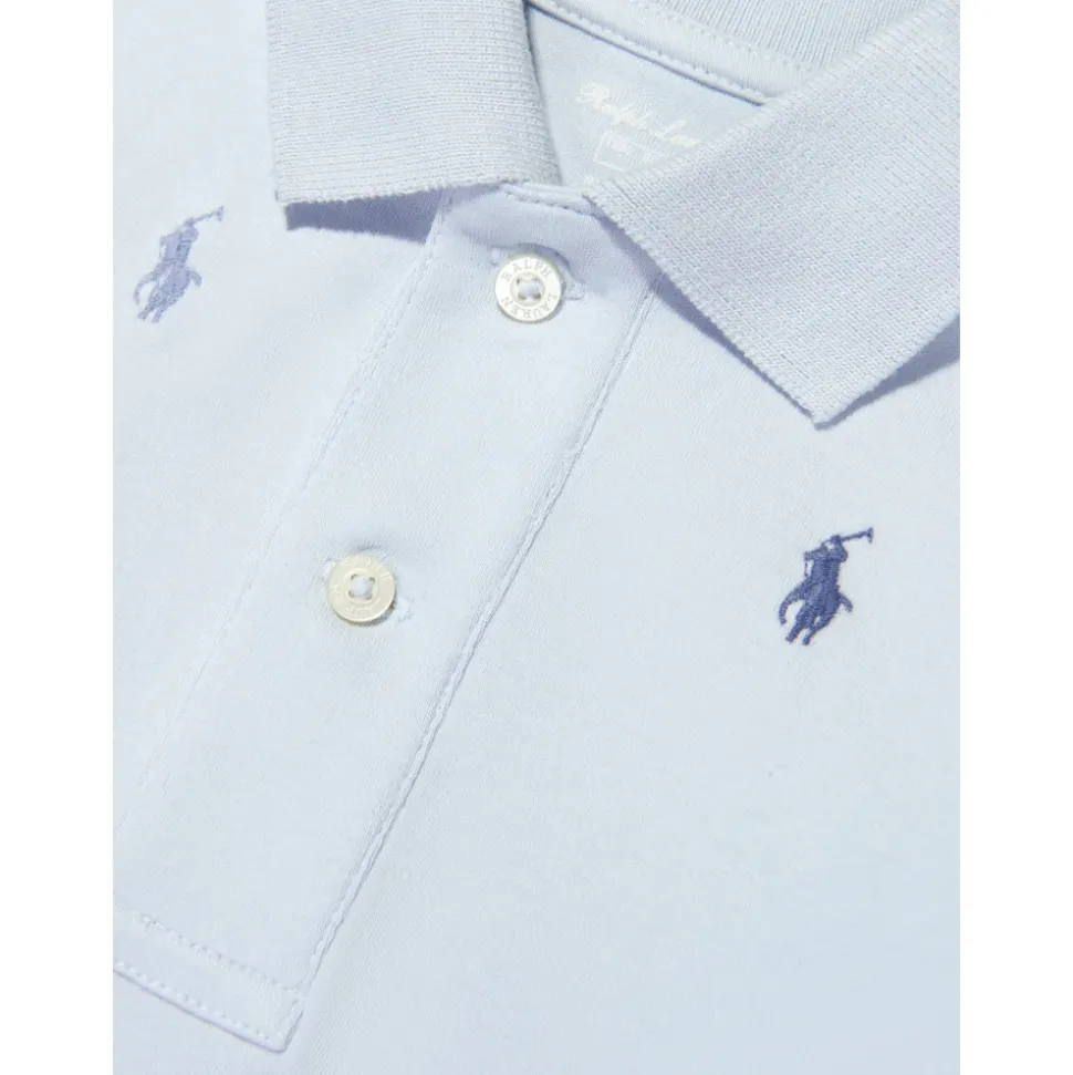 Baby Boys Logo Romper in Blue