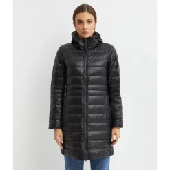 Black Hooded Cypress Down Coat