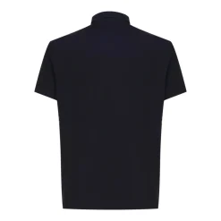 Black Polo Shirt with Compass Logo