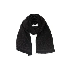 Brown Logo All-Over Stole