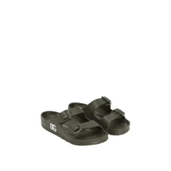 Buckle Logo Slippers