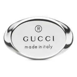 Chevalier Ring with Oval Tag