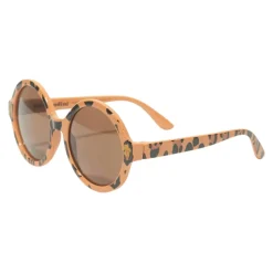 Chic Beige Round Sunglasses