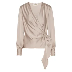 Elegant Draped Blouse Ines Shell