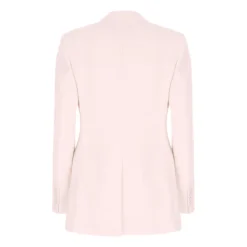 Fitted Wool Crepe Blazer