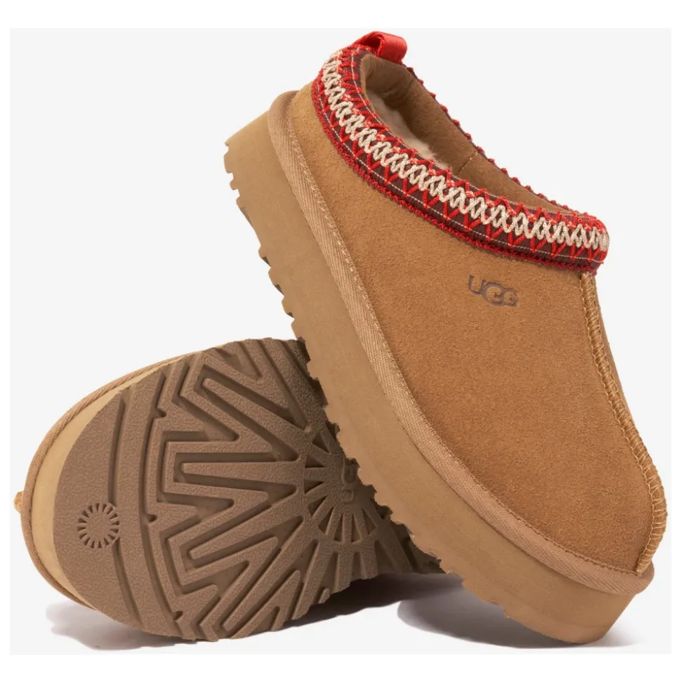 Girls Tazz Slippers in Brown