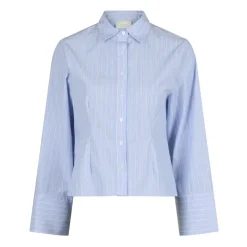 Light Blue Stripe Blouse