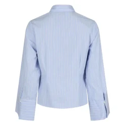 Light Blue Stripe Blouse