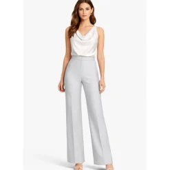 Max Mara Studio Trousers Light Grey