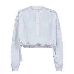 Puffy Tie Shirt White