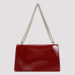 Red Leather Dionysus Shoulder Bag