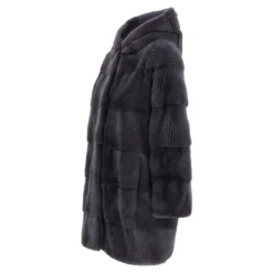 Ribbed Mink Coat
