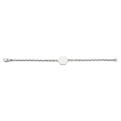 925 sterling silver bracelet with Gucci trademark charm