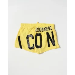 Yellow QuickDrying Swim Trunks for Kids